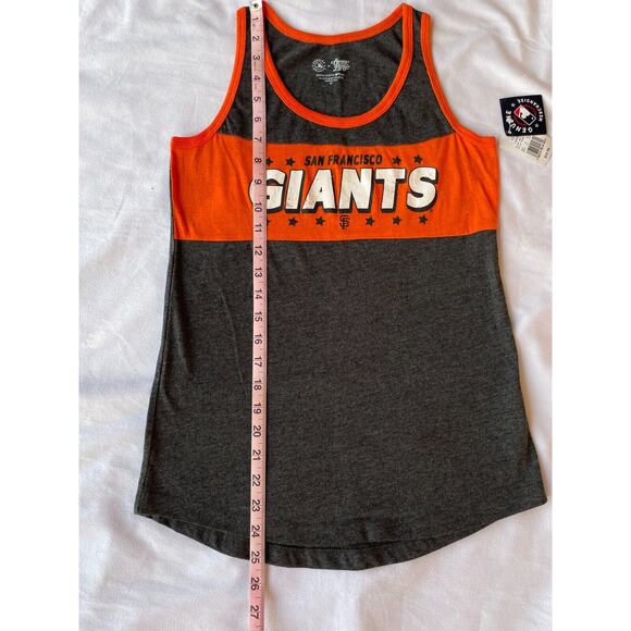 SF Giants Campus Lifestyle Tank Top Women’s XS Gray Orange MLB Baseball NWT - Picture 7 of 7